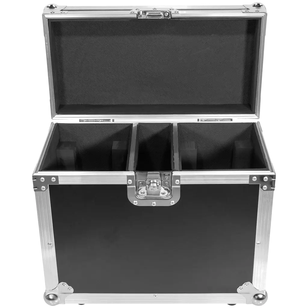Flight case for 2 IZY moving head lights – Mac Mah
